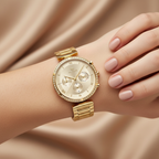Tommy Hilfiger Kennedy 1782392 Full Gold Crystal Bezel Women's Watch