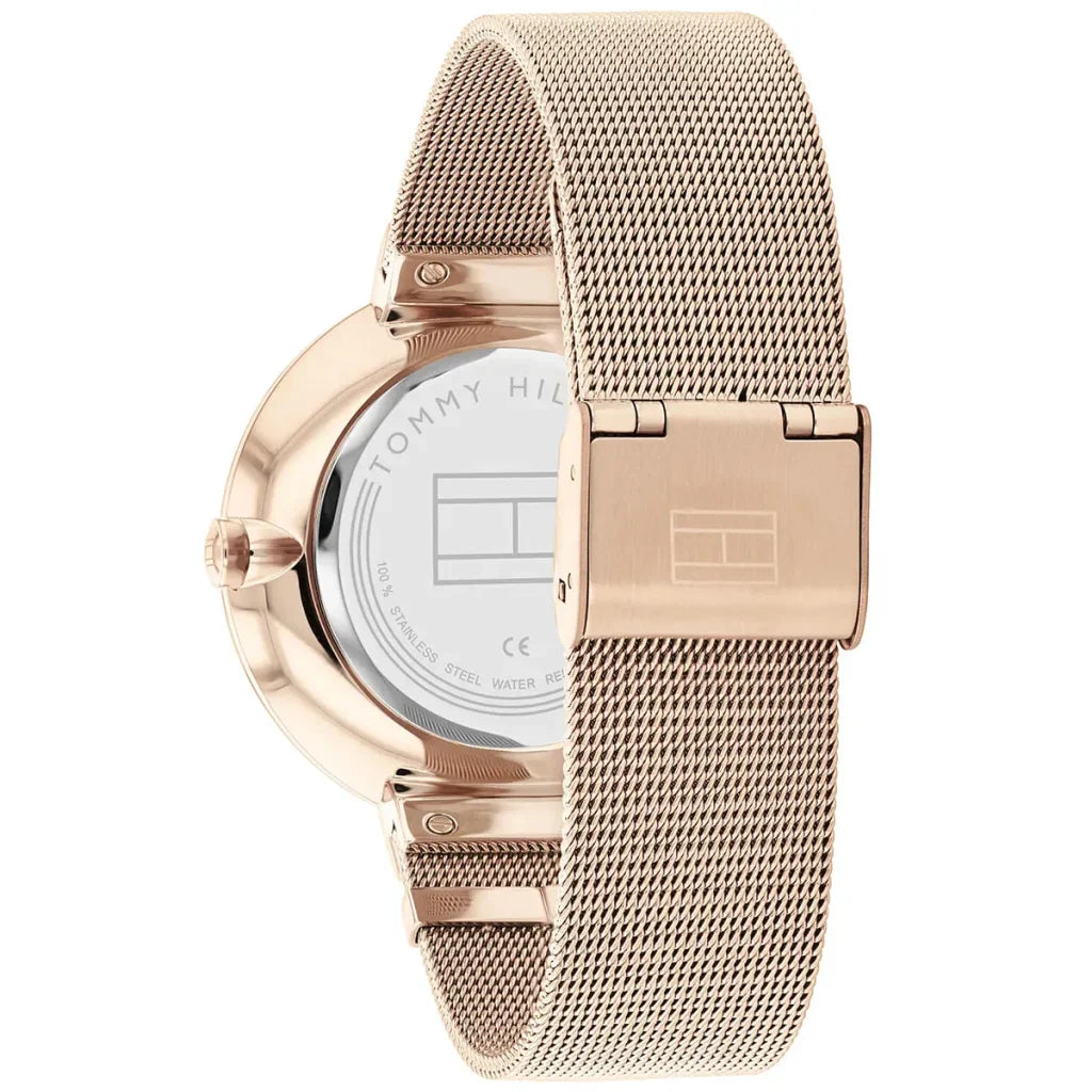 Tommy Hilfiger Lidia 1782538 Rose Gold Dial Rose Gold Mesh Women's Watch