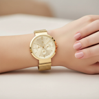 Tommy Hilfiger Lidia 1782539 Full Gold Mesh Multifunction Women's Watch