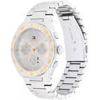 Tommy Hilfiger Tea 1782573 Two-Tone Silver & Rose Gold Wavy Dial Women's Watch