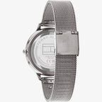 Tommy Hilfiger Tea 1782587 Gunmetal Mesh Rose Gold Bezel Women's Watch