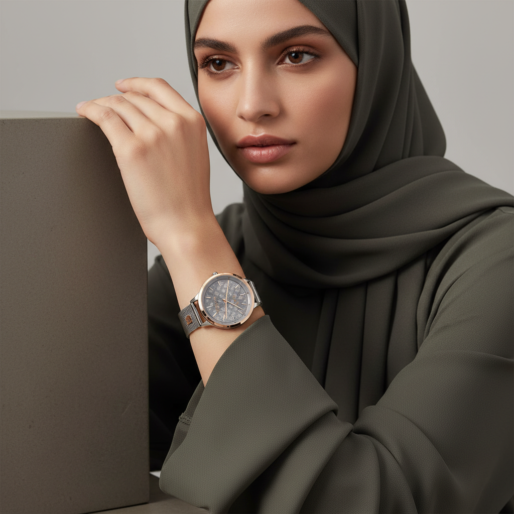 Tommy Hilfiger Tea 1782587 Gunmetal Mesh Rose Gold Bezel Women's Watch