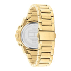 Tommy Hilfiger Ari 1782614 Gold-Tone Crystal Bezel Dark Green Dial Women's Watch