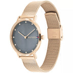 Tommy Hilfiger Pippa 1782669 Rose Gold Case Grey Dial Mesh Women's Watch