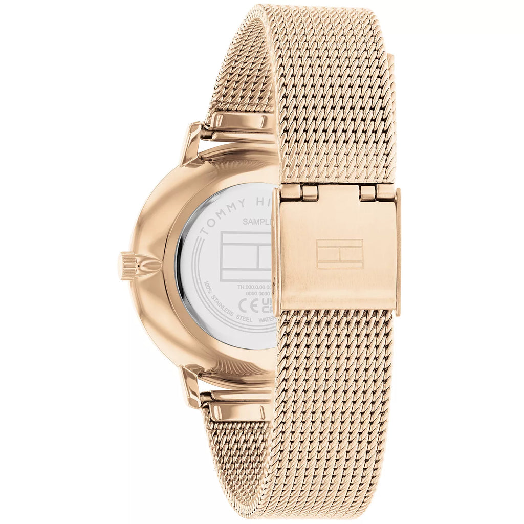 Tommy Hilfiger Pippa 1782669 Rose Gold Case Grey Dial Mesh Women's Watch