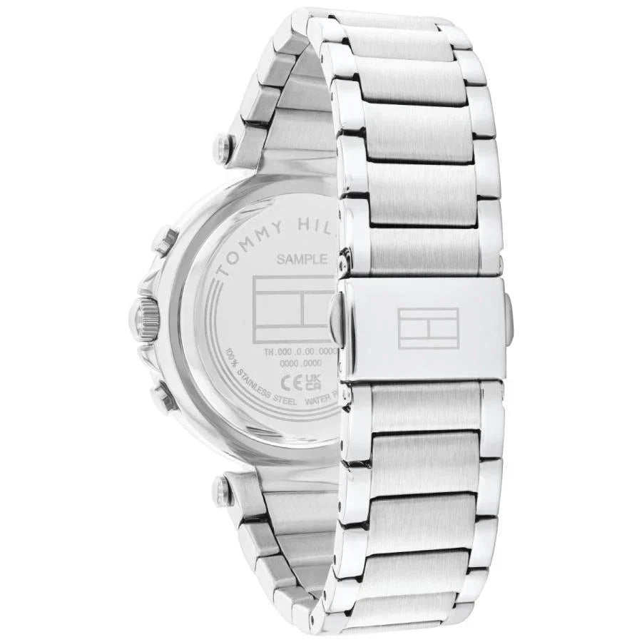 Tommy Hilfiger Emily 1782701 Silver Case Silver Dial Crystal Bezel Women's Watch