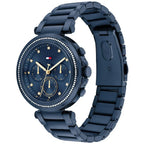Tommy Hilfiger Emily 1782704 Full Navy Blue Crystal Bezel Women's Watch