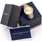 Tommy Hilfiger Pippa 1782728 Full Gold Mesh Crystal Markers Women's Watch