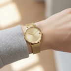 Tommy Hilfiger Pippa 1782728 Full Gold Mesh Crystal Markers Women's Watch