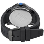 Tommy Hilfiger Cole 1790983 Black IP Case Black Dial Black Silicone Men's Watch
