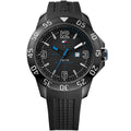 Tommy Hilfiger Cole 1790983 Black IP Case Black Dial Black Silicone Men's Watch