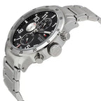 Tommy Hilfiger Trent 1791141 Silver Case Black Dial Steel Men's Watch
