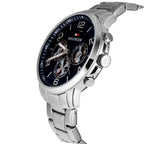 Tommy Hilfiger Keagan 1791293 Silver Case Blue Dial Steel Men's Watch