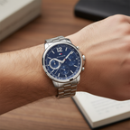 Tommy Hilfiger Landon 1791534 Silver Case Blue Dial Steel Men's Watch
