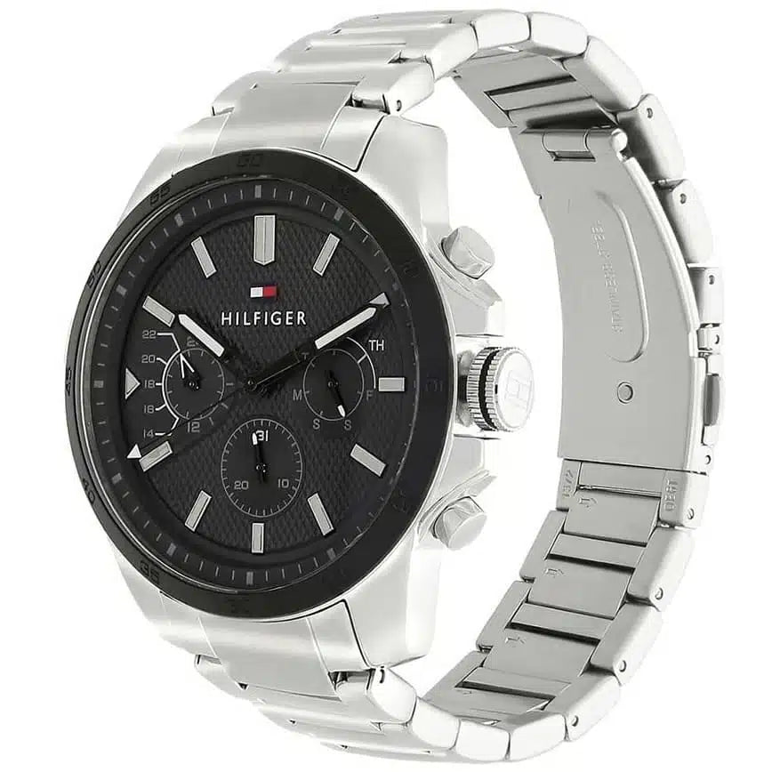 Tommy Hilfiger Oliver 1791564 Multi-Function Black Dial Men's Watch