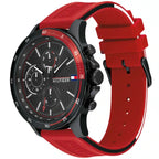 Tommy Hilfiger Bank 1791722 Multi-Function Black Dial Men's Watch