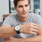 Tommy Hilfiger Bank 1791778 Multi-Function White Dial Men's Watch