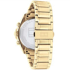 Tommy Hilfiger Parker 1791834 Gold Case Blue Dial Gold Steel Men's Watch