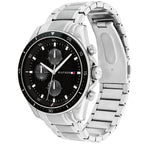 Tommy Hilfiger Parker 1791835 Silver Case Black Dial Steel Men's Watch