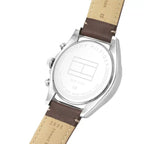 Tommy Hilfiger Aiden 1791837 Multi-Function Blue Dial Men's Brown Leather Watch