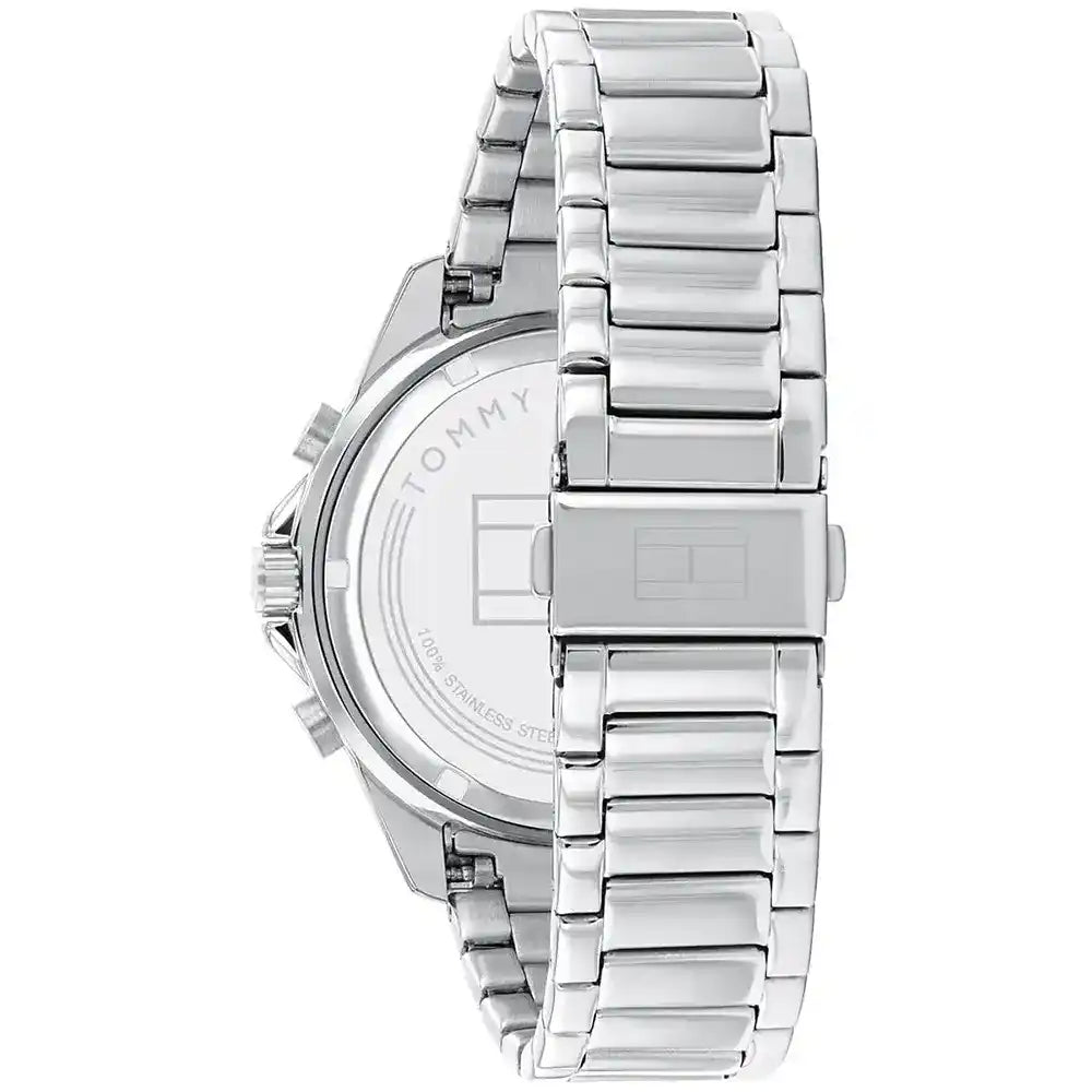 Tommy Hilfiger Aiden 1791857 Silver Case Grey Textured Dial Men's Watch