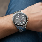 Tommy Hilfiger Aiden 1791857 Silver Case Grey Textured Dial Men's Watch