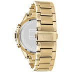 Tommy Hilfiger Owen 1791969 Men's Gold-Tone Steel Watch with White Dial