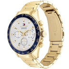 Tommy Hilfiger Owen 1791969 Men's Gold-Tone Steel Watch with White Dial
