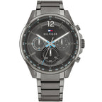 Tommy Hilfiger Max 1791975 Gunmetal Case Grey Dial Steel Men's Watch