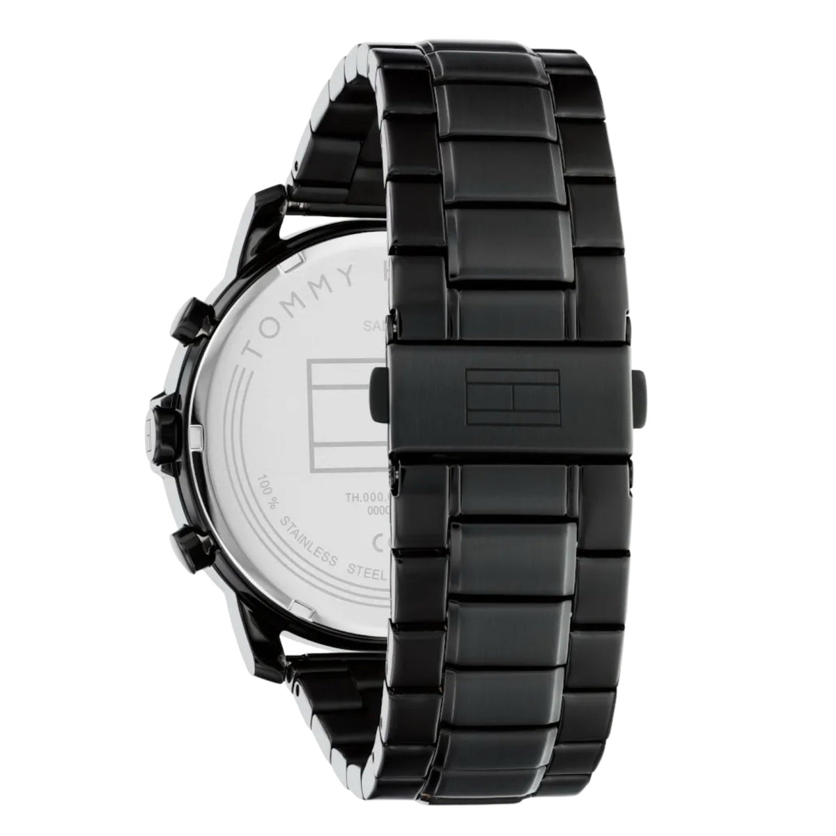 Tommy Hilfiger Lars 1792049 Black Steel Case Navy Dial Men's Watch
