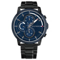 Tommy Hilfiger Lars 1792049 Black Steel Case Navy Dial Men's Watch