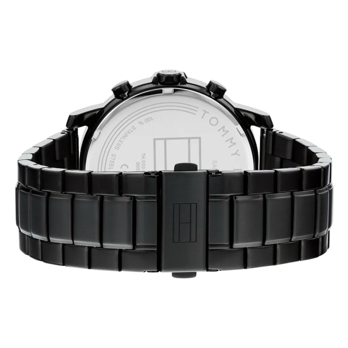 Tommy Hilfiger Lars 1792049 Black Steel Case Navy Dial Men's Watch