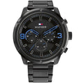 Tommy Hilfiger Wild 1792070 Black Case Textured Dial Men's Watch (50mm)