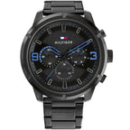 Tommy Hilfiger Wild 1792070 Black Case Textured Dial Men's Watch (50mm)