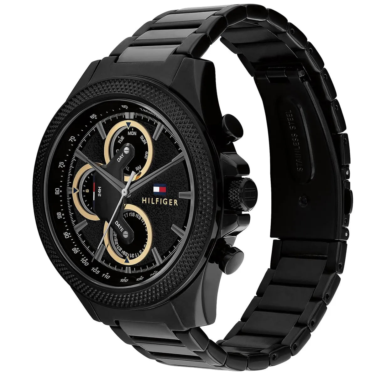 Tommy Hilfiger Clark 1792081 Multi-Function Black Dial Men's Watch