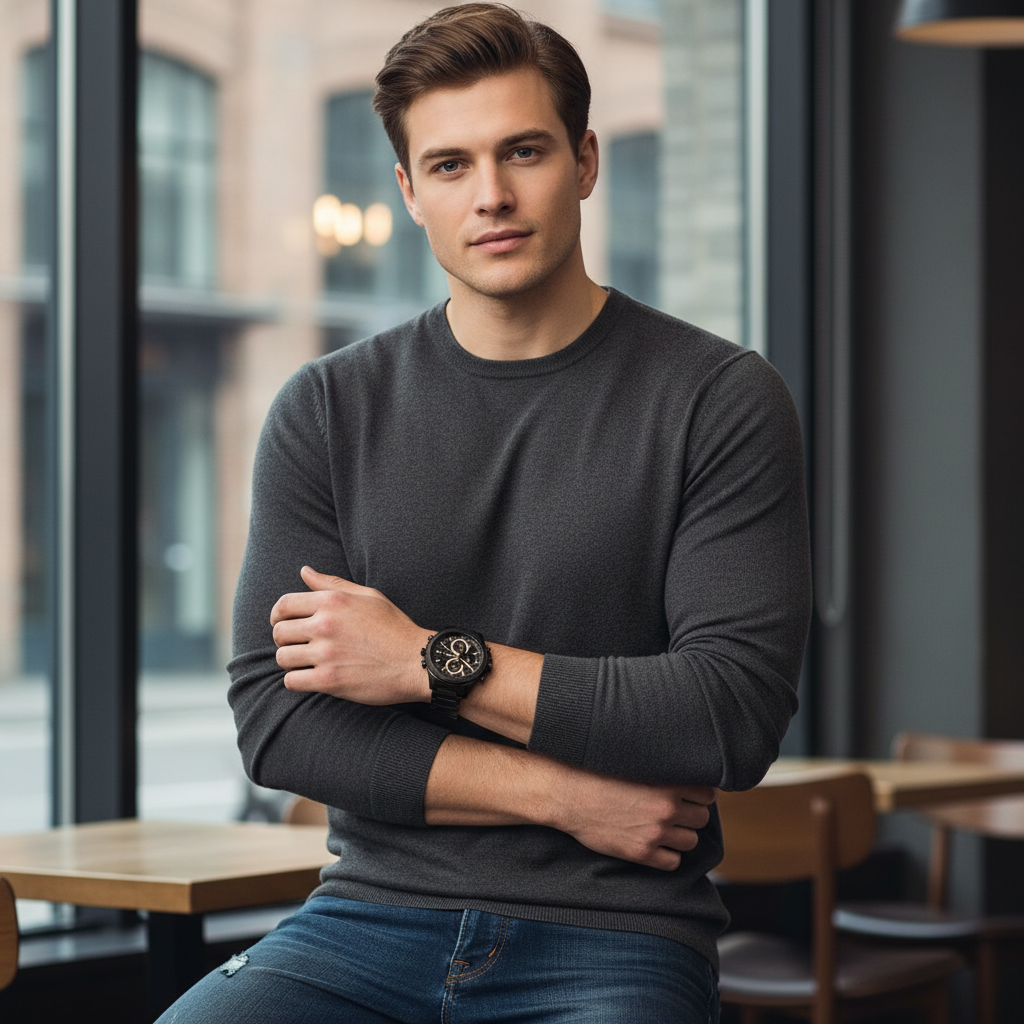Tommy Hilfiger Clark 1792081 Multi-Function Black Dial Men's Watch