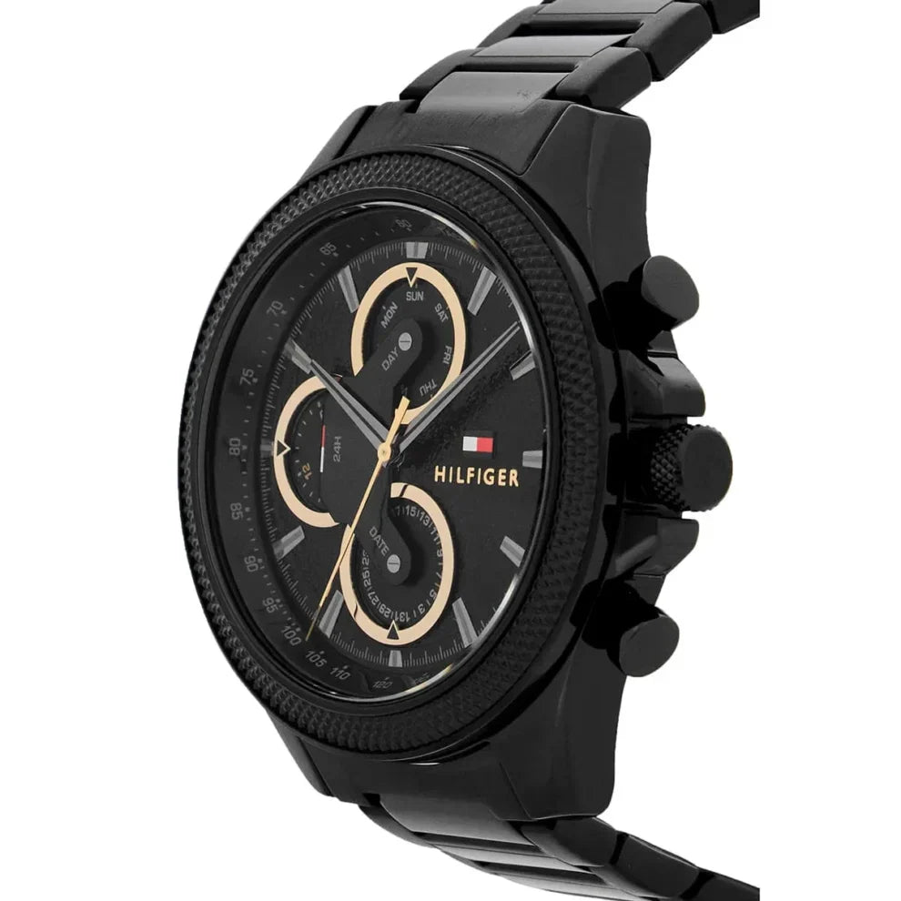 Tommy Hilfiger Clark 1792081 Multi-Function Black Dial Men's Watch