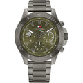 Tommy Hilfiger Bryan 1792115 Men's Gunmetal Case Green Dial Watch