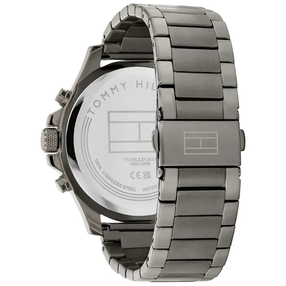 Tommy Hilfiger Bryan 1792115 Men's Gunmetal Case Green Dial Watch