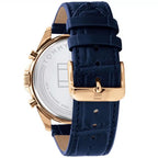 Original Tommy Hilfiger Baker Men's Watch - Gold Case & Navy Blue Leather (1791451)