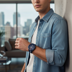 Original Tommy Hilfiger Men's Watch - Navy Blue Rubber Strap (1792169)