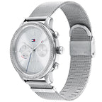 Original Tommy Hilfiger Blake Women's Watch - Silver Mesh Steel & Crystal Bezel (1782301)