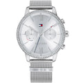 Original Tommy Hilfiger Blake Women's Watch - Silver Mesh Steel & Crystal Bezel (1782301)