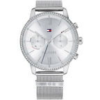 Original Tommy Hilfiger Blake Women's Watch - Silver Mesh Steel & Crystal Bezel (1782301)
