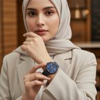 Original Tommy Hilfiger Blake Women's Watch - Navy Mesh Steel & Crystal Bezel (1782305)