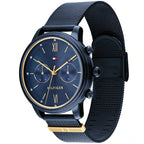 Original Tommy Hilfiger Blake Women's Watch - Navy Mesh Steel & Crystal Bezel (1782305)