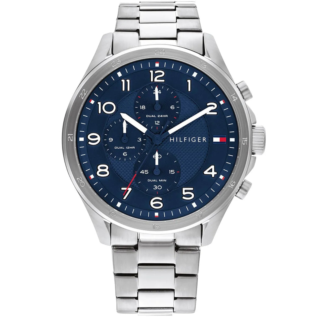 Original Tommy Hilfiger Carlyle Men's Watch - Silver Steel Case & Bracelet (1792007)