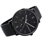Original Tommy Hilfiger Men's Watch - All Black Mesh Bracelet (1791507)