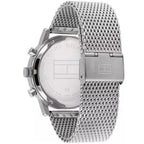 Original Tommy Hilfiger Kane Men's Watch - Silver Mesh Steel & Grey Dial (1710402)