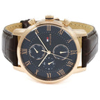 Original Tommy Hilfiger Kane Men's Watch - Gold Case & Brown Leather (1791399)